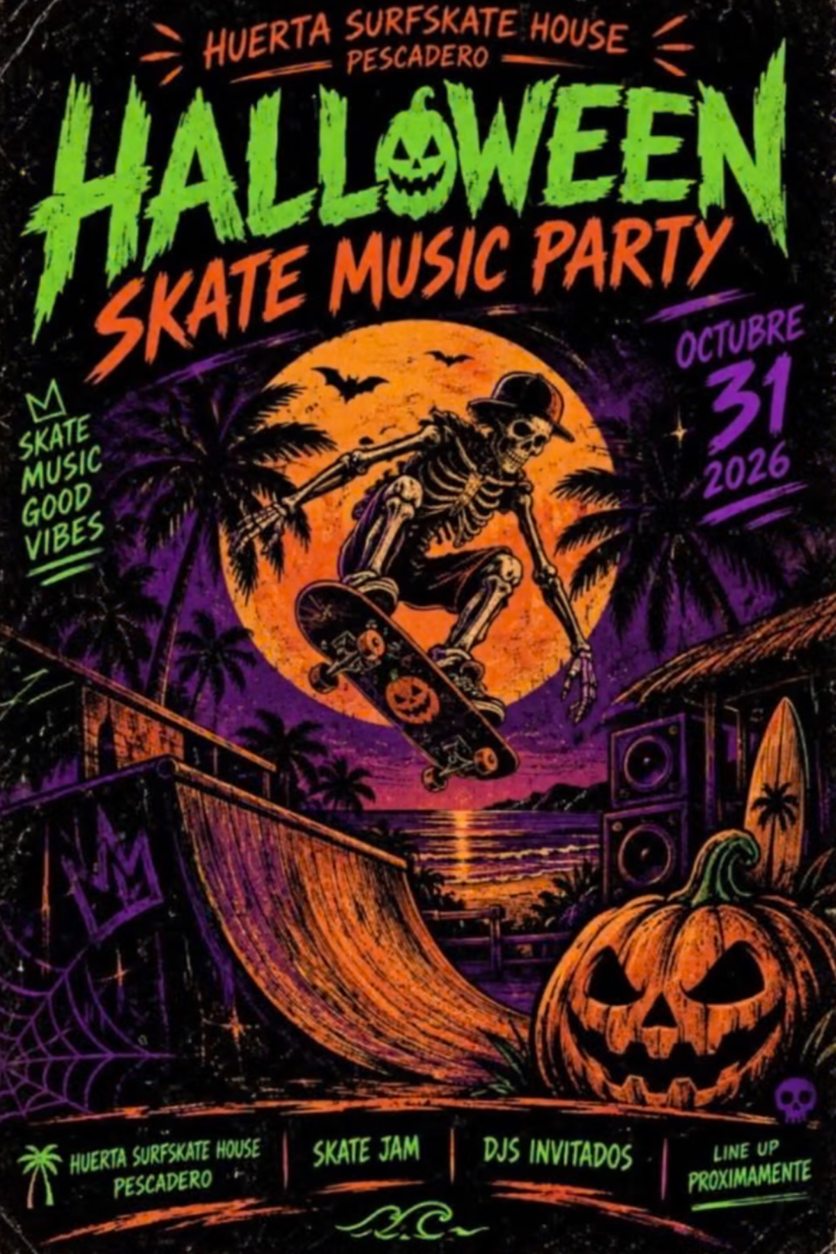 Halloween Skate Music Party