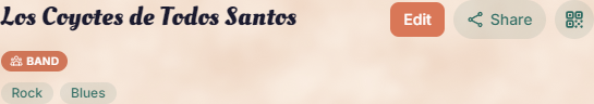 Edit button visible to the page owner